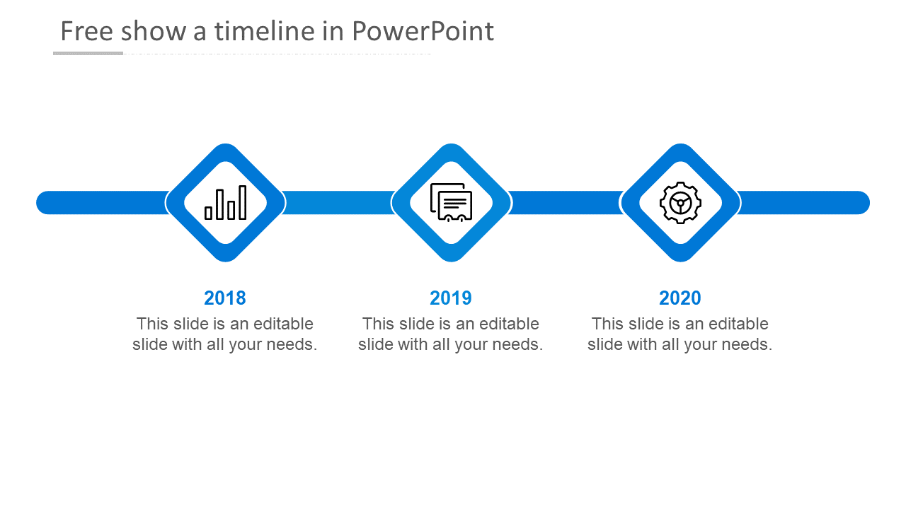 Free - Download Free Show A Timeline In PowerPoint Template